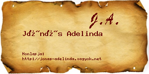 Jónás Adelinda névjegykártya